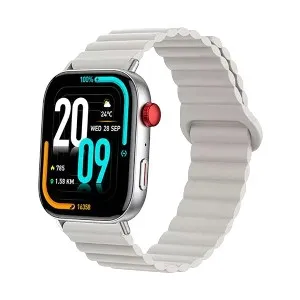 Colmi C8 Max Silver Bluetooth Calling Smart Watch With Magnetic Strap