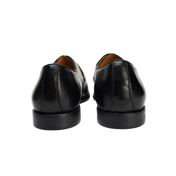 25002-Black Formal Genuine Cow Leather Oxford Formal Shoes For Men