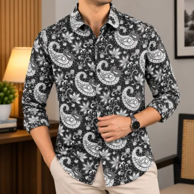 China Dubi Cotton Men's Shirt