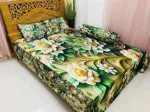 Water Proof China Premium 3D Design Bed Sheet King Size (7.8ft/6.8ft)