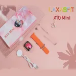 X10 Mini Smart Watch Bluetooth Calling, Two Belt, Heart Rate Monitoring Smartwatch for Ladies and Babies