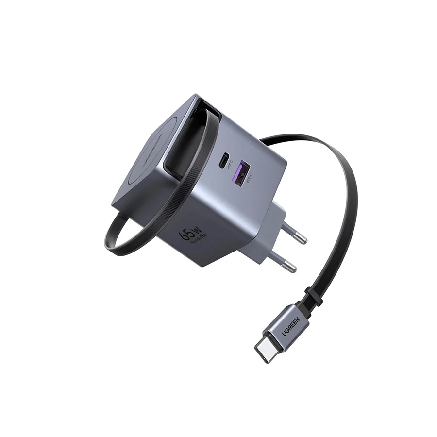 UGREEN Nexode Pro X615 65W GaN Charger with Built-in USB-C Cable (EU)