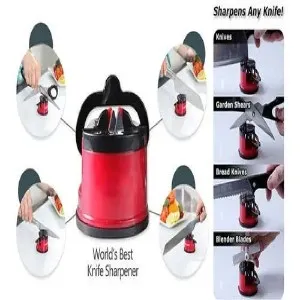 Mini Knife Sharpener with Smart Suction Pad