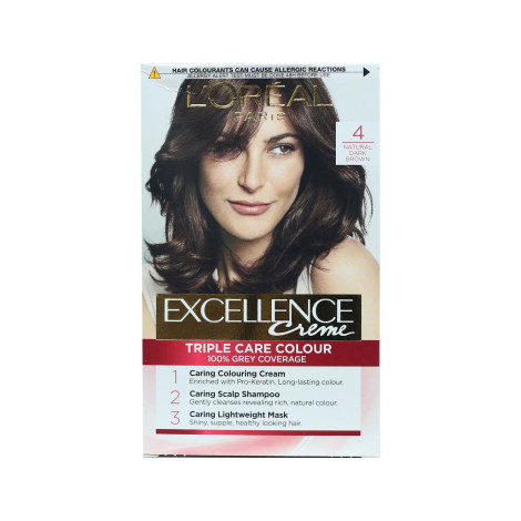 L'Oreal Excellence Creme Triple Care Colour - 4 Brown (Belgium)
