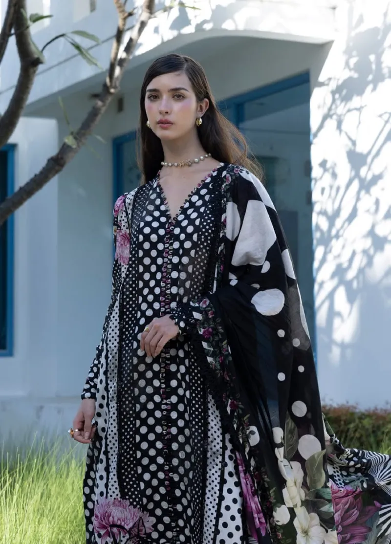 Fully Readymade Digital Print Three Piece, Sizes M, L and XXL