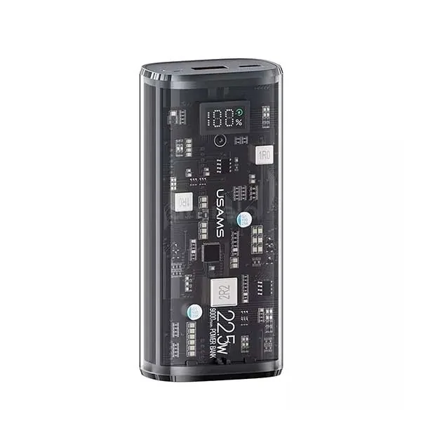 USAMS US-CD189 PD+QC 22.5W Transparent 9000mAh Power Bank