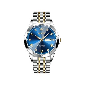 OLEVS 9931G New Exclusive Design Quartz Watch for Men blue