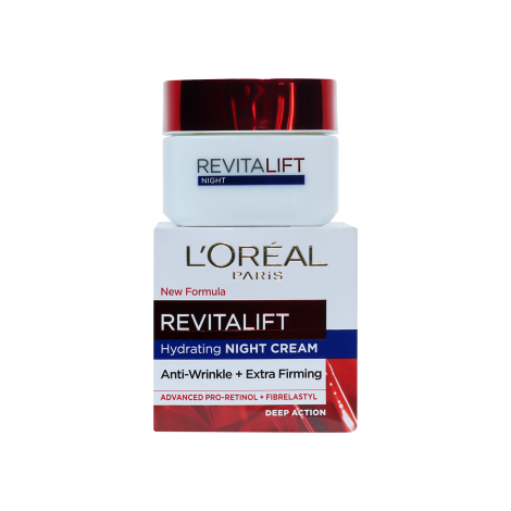 L'Oreal Revitalift Multi-Lift Anti Wrinkle + Extra Firming Hydrating Night Cream 50ml (Germany)