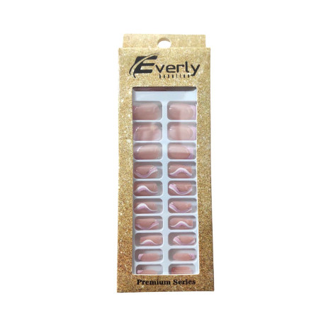 Everly Natural Fake Nails 24pcs - H209 (China)