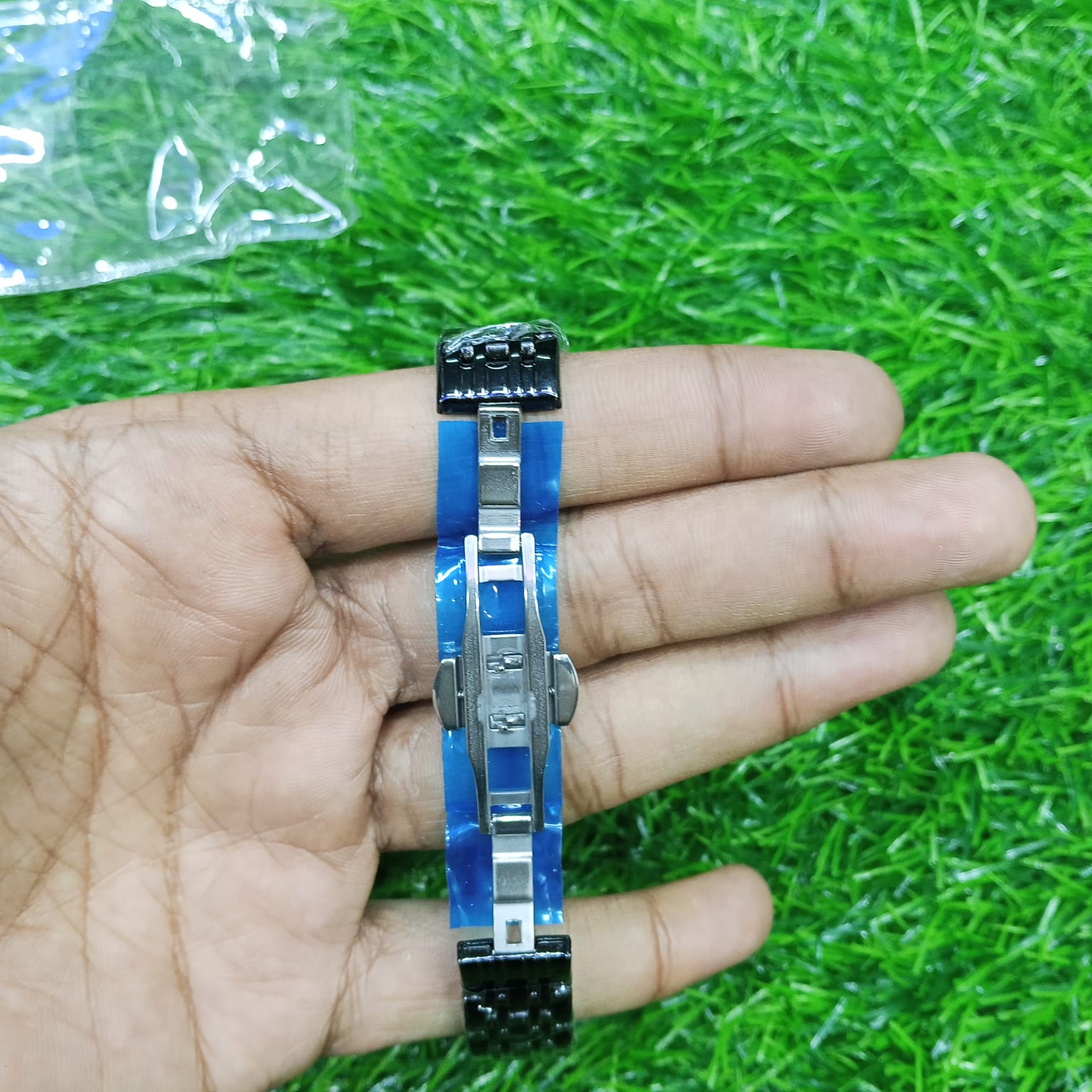 Butter  Fly Lock Olievs  Stainless Steel fashionable  Couple watches +1pcs chain cutter+ 2 pcs battery Full Black