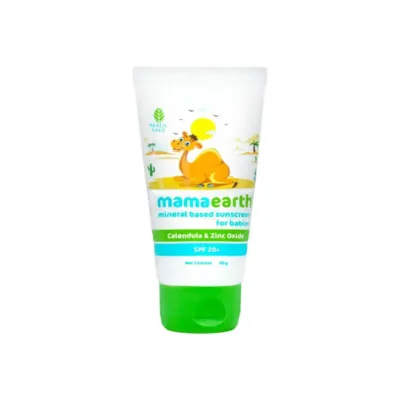 Mamaearth Mineral Based Sunscreen For Babies SPF 20+ 50g (India)
