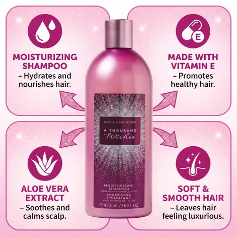 Bath & Body Works A Thousand Wishes Moisturizing Shampoo 473ml (USA)