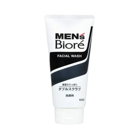 Biore Men's Double Scrub Facial Wash 130g (Vietnam)