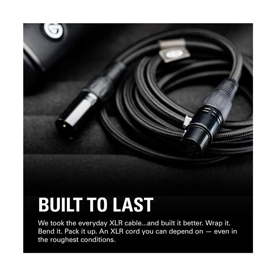Corsair Elgato 10CAL9901 XLR Microphone Extension Cable 3 Meter Black