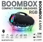 BOMBOX 4MINI RGB Wireless Speaker