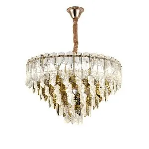 Qulik Modern Crystal Chandelier Hanging LED Ceiling Light (QL-3316-500)