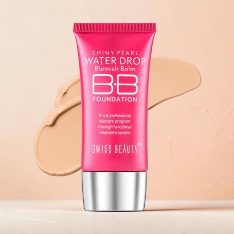 Swiss Beauty Shiny Pearl BB Foundation SPF 15 40ml - 03 Butternut Latte (China)