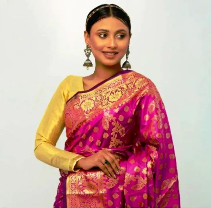 Full Body Zari Work Katan Silk Saree in 6 Colours