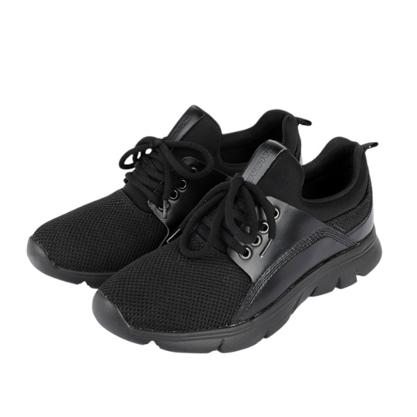 Walkar Light Weight Comfortable Breathable Material Sports Shoe for Men Navy Black