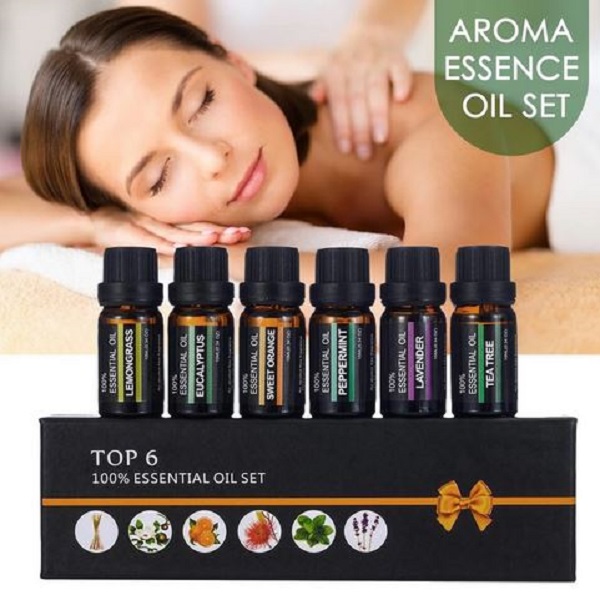 Pure Essential Oil For Humidifier Fragrance Aroma Diffuser (6pcs Package)