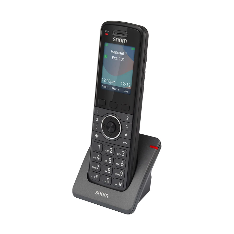 Snom M55 Cordless DECT IP Phone Black with Cradle without Adapter