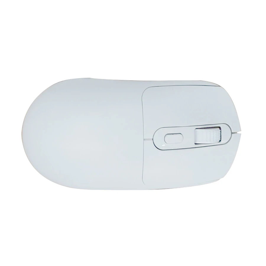 T-Wolf X8 Dual Mode Wireless Gaming Mouse Silver with Grip Tape