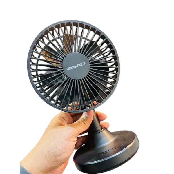Awei F29 Compact Strong Wind Rechargeable Fan Desktop Silent Fan