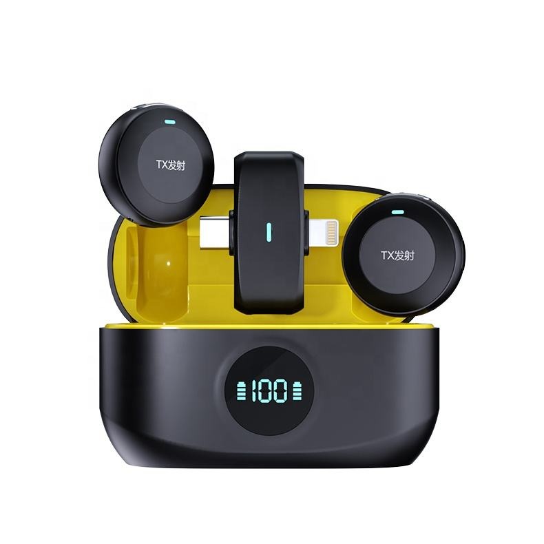 K31 PRO COLLAR CLIP BUTTON WIRELESS MICROPHONE FOR ANDROID & IOS