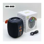 HM-805 Portable Bluetooth Speaker with RGB (Black)