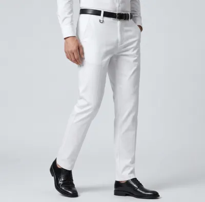 Premium Dubai Stig Pant (Formal / Casual) (White)