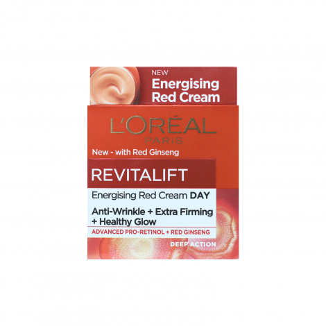 LOreal Paris Revitalift Energising Red Day Cream 50ml (Germany)