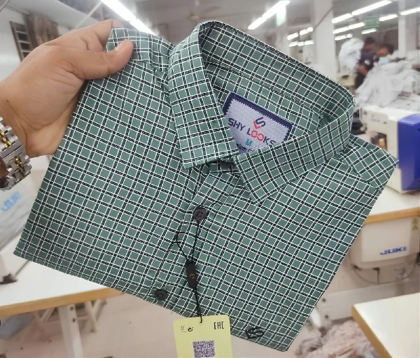 New Cotton full Sleeve Check Shirt for Men's