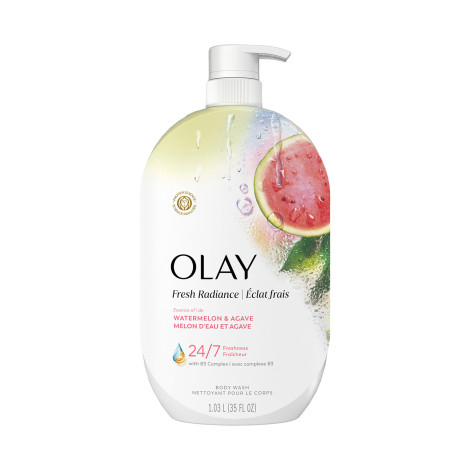 Olay Fresh Radiance  Watermelon & Agave With B3 Complex Body Wash  1.03L (USA)