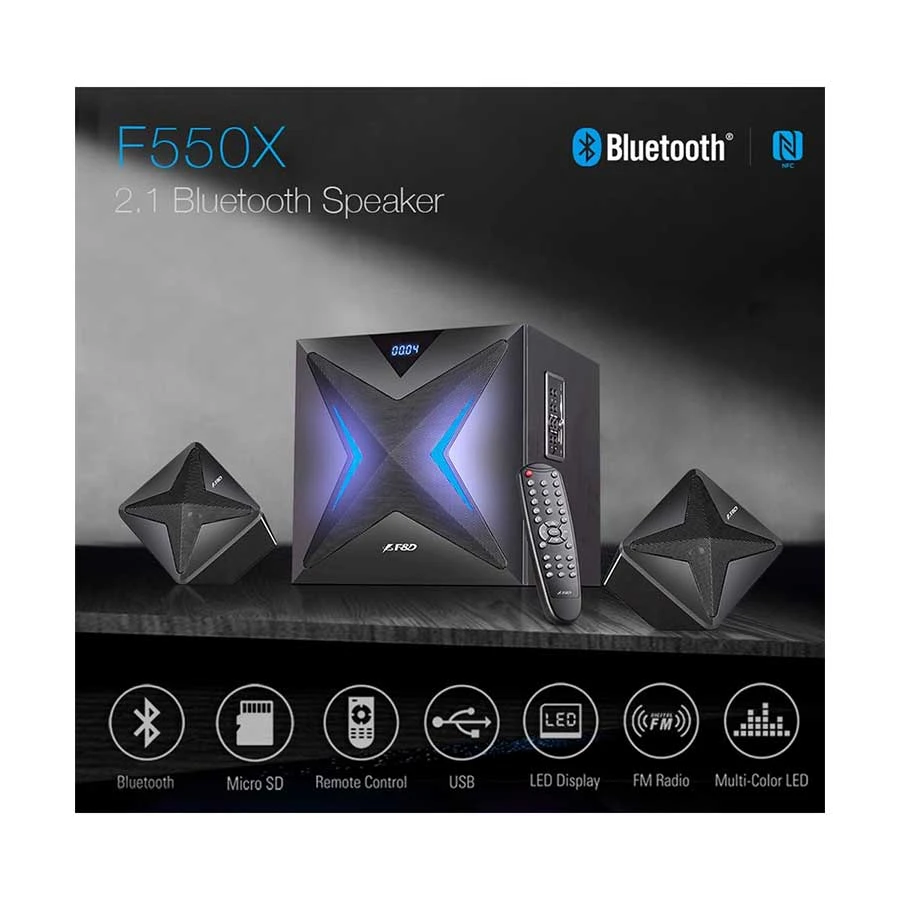 F&D F550X Bluetooth 2:1 Speaker