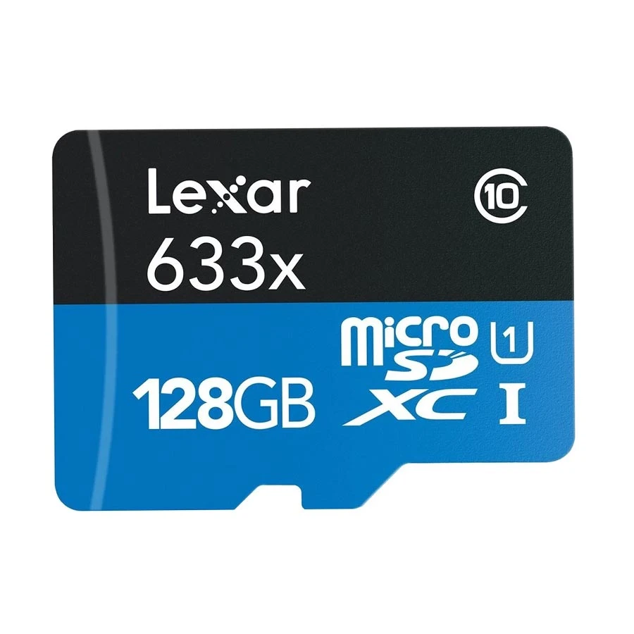 Lexar High-Performance 633x 128GB microSD Memory Card with Adapter