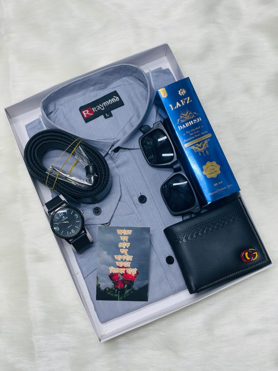 Men's Pure Cotton Shirt Combo Set, Sizes M, L and XL