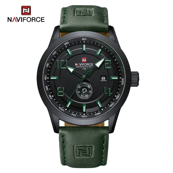 NAVIFORCE 9229 Youth Retro Fashion Men’s Watch – Green