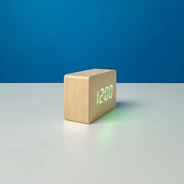 Wood Style Led Digital Clock