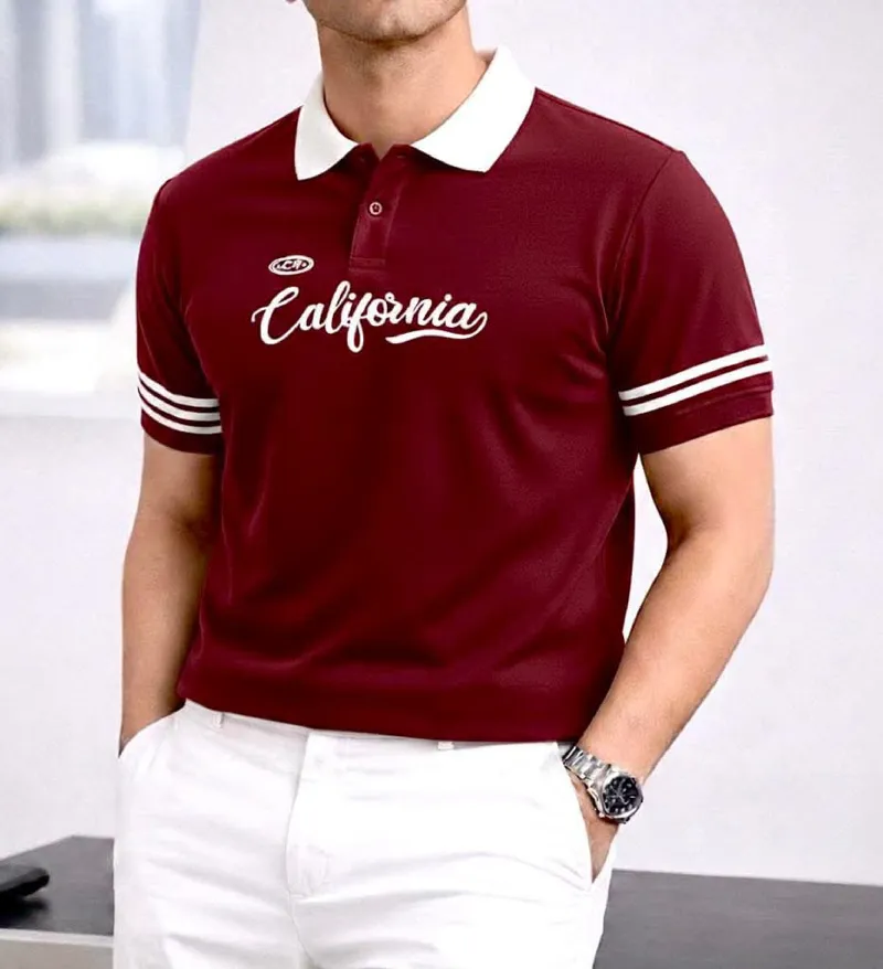 Men's PK Cotton Polo Shirt, Half Sleeve, 210 GSM, 3 Colours