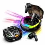 RECRSI RE-HG24 ANC & ENC Gaming Earbuds | Low Latency, Active Noise Cancellation, Crystal-Clear Calls & Immersive Sound