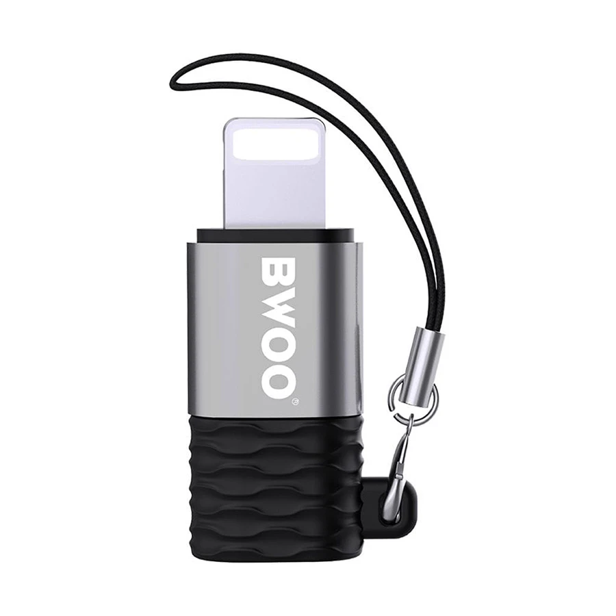 Bwoo BO-BZ37 Lightning Male to Type-C Female OTG Converter Grey