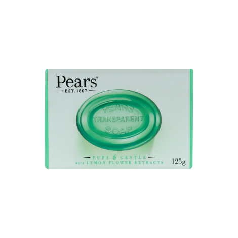 Pears Pure & Gentle Lemon Flower Extracts Transparent Soap125g (USA)