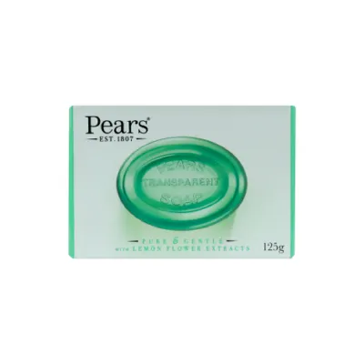 Pears Pure & Gentle Lemon Flower Extracts Transparent Soap125g (USA)