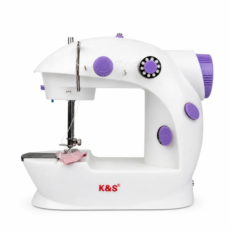 Portable Mini Sewing Machine MLSM-202 with Double Speed and LED Light