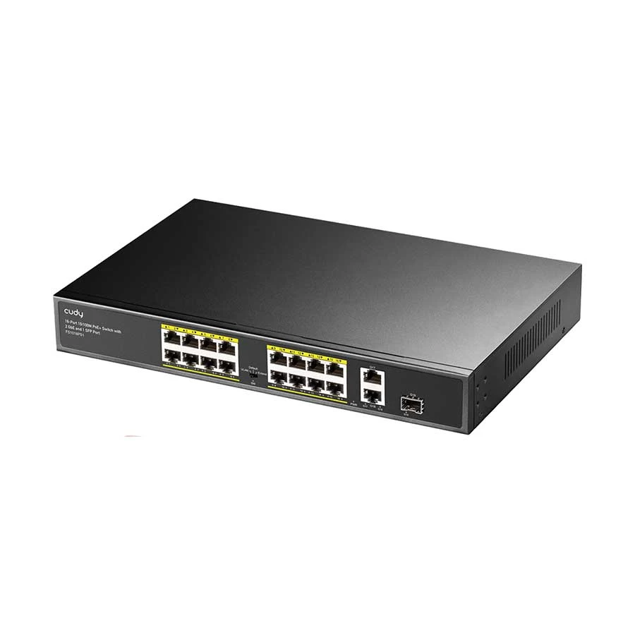 Cudy FS1018PS1 16 Port 10/100Mbps PoE+ Unmanaged Switch