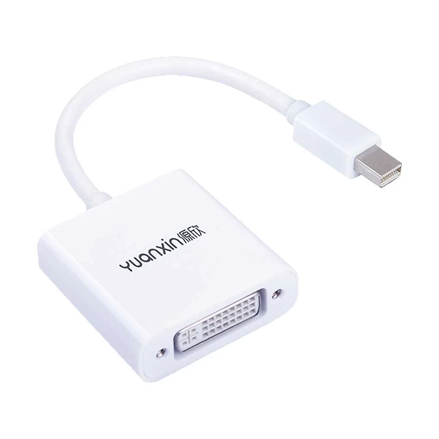 Yuanxin YDP-011 Mini DisplayPort Male to DVI Female White Converter