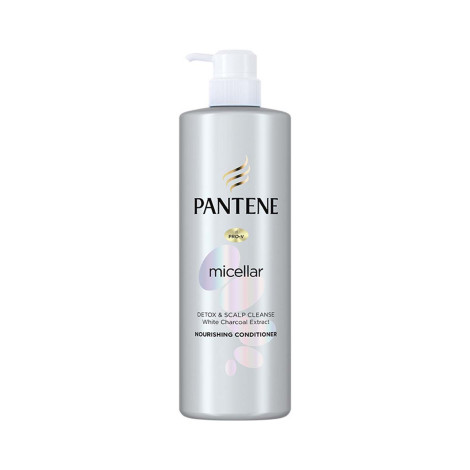 Pantene Micellar Detox and Scalp Cleanse White Charcoal Shampoo 530ml. (Thailand)
