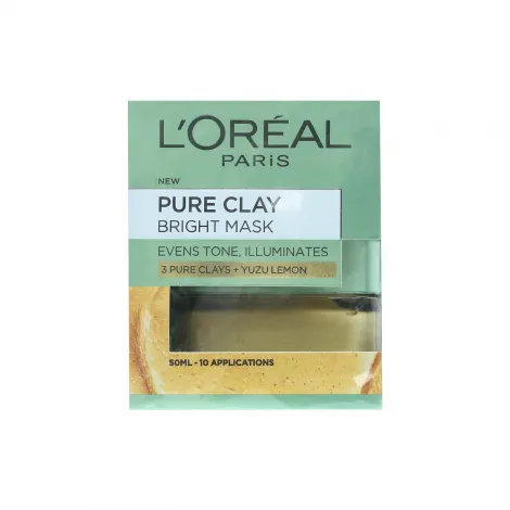 L’Oreal Paris Pure Clay Bright Face Mask 50ml (Germany)