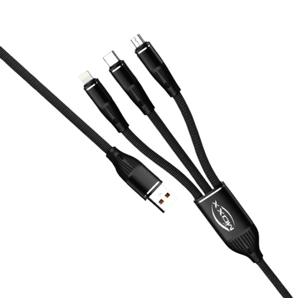 Moxx MDC-3C 3 in 1 2000Watt 1000mm Fast Charging cable