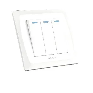 Belamy White 3 Gang 1 Way | BE-131-SW